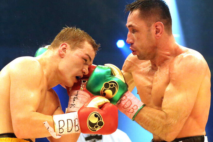 Felix Sturm (r.) war nach seinem Kampf gegen Fjodor Tschudinow (RUS) am 20.02.2016 in Oberhausen positiv getestet worden.