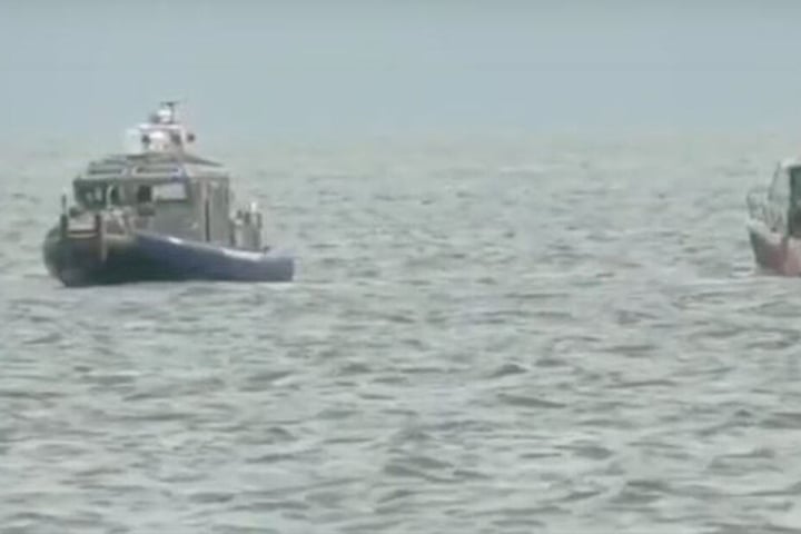 Der Lake Michigan. Rettungskräfte und die Marineeinheit sammelten die kleine Laila ein.