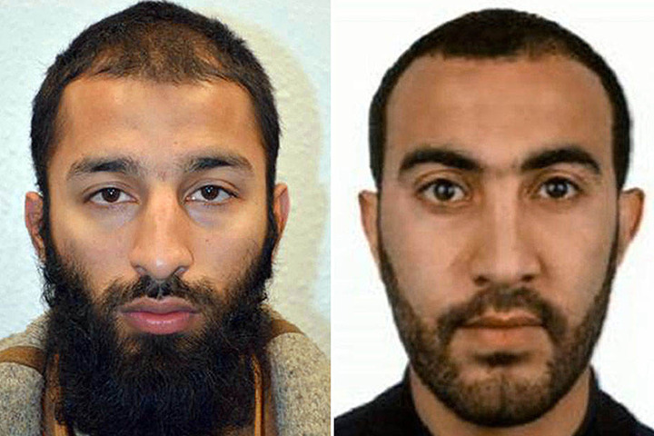 Mittlerweile wurden auch zwei mutmaßliche Attentäter identifiziert: Khuram Shazad Butt (l.) und Rachid Redouane.