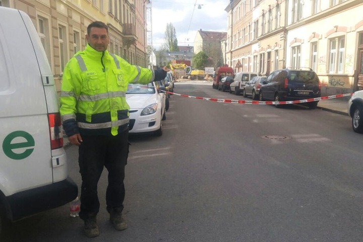 René Thonig (46) entdeckte die Bombe am Donnerstagmorgen.