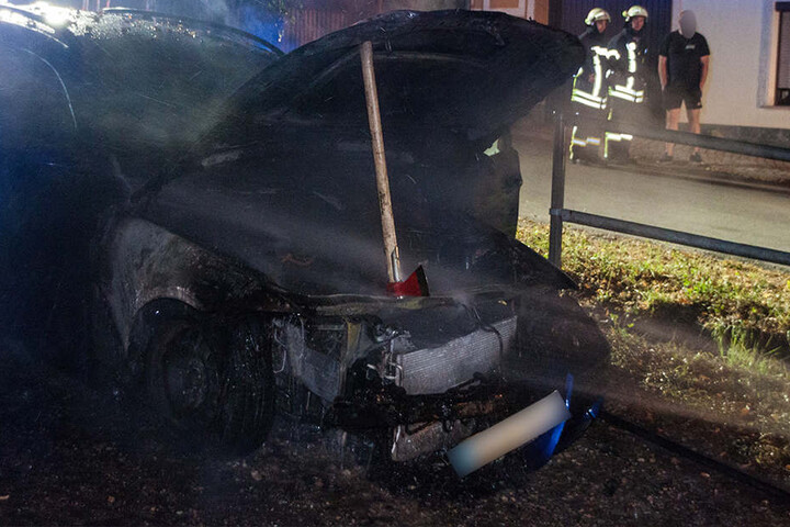 Am BMW entstand durch den Brand erheblicher Sachschaden.