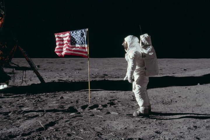 Apollo-11-Astronaut Edwin "Buzz" Aldrin war der zweite Mann auf dem Mond.