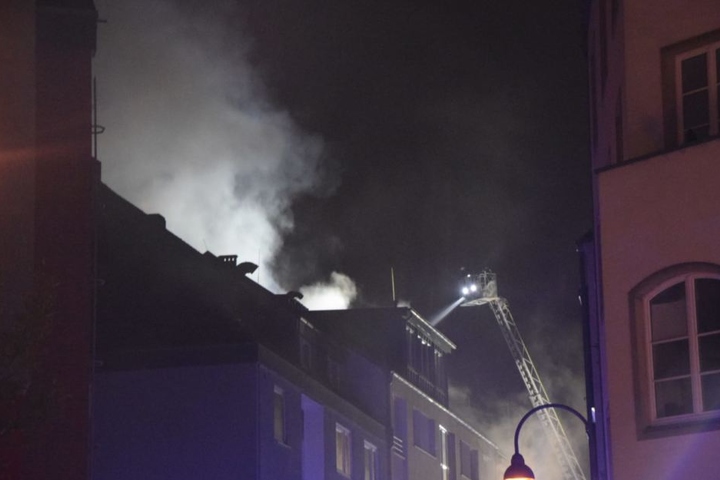Das Haus brannte vom Erdgeschoss bis ins Dachgeschoss.