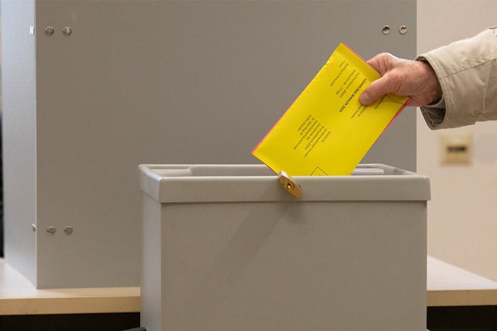 Noch eine Woche, dann dürft Ihr die Wahlzettel in die Urne stecken.