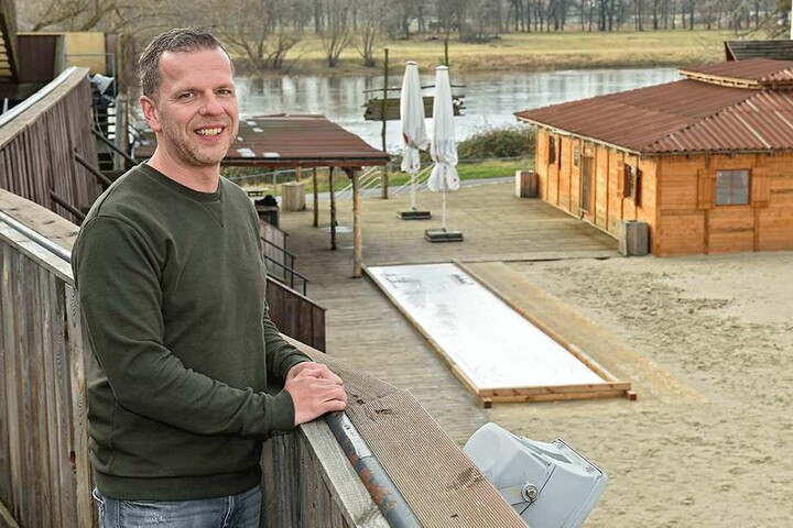 Geschäftsführer Ronny Rahmelow (42) ist zuversichtlich, was die kommende Citybeach-Saison angeht.