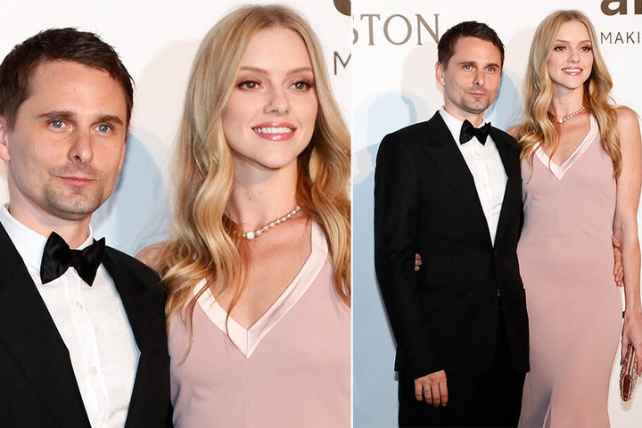 Matthew Bellamy und Elle Evans bei der amfAR-Gala 2016 während des 69. Filmfestivals in Cannes.