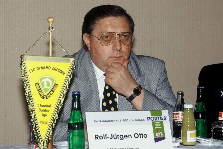 Rolf-Jürgen Otto, der einst mächtige Dynamo-Präsident.