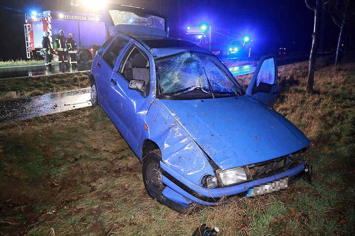 Der Fahrer des Wagens musste ins Krankenhaus.