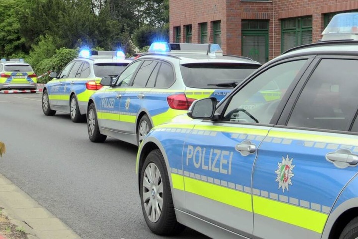 Die Polizei war mit zahlreichen Beamten vor Ort.