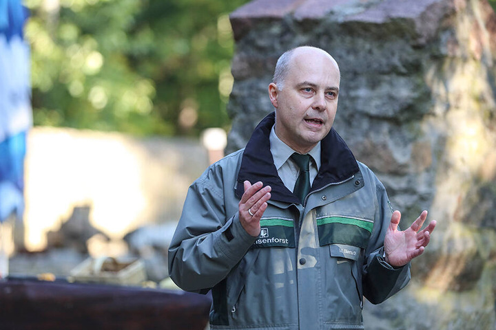 "Genügend Wild vorhanden": Markus Biernath (53) leitet den Forstbezirk Dresden beim Staatsbetrieb Sachsenforst.