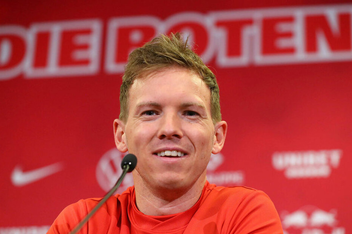 Führte "gute Gespräche" mit Europas gefragtestem Sturmtalent: RB-Trainer Julian Nagelsmann (32).
