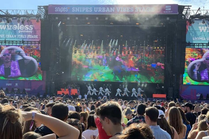 Raggaeton-Interpret J. Balvin sorgte für eine gehörige Portion Latino-Sounds.