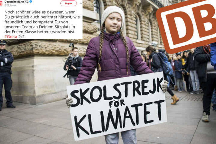 Neben der Herausgabe von persönlichen Daten beachtete die DB ebenfalls nicht, dass Greta Thunberg höchstwahrscheinlich kein Deutsch versteht.
