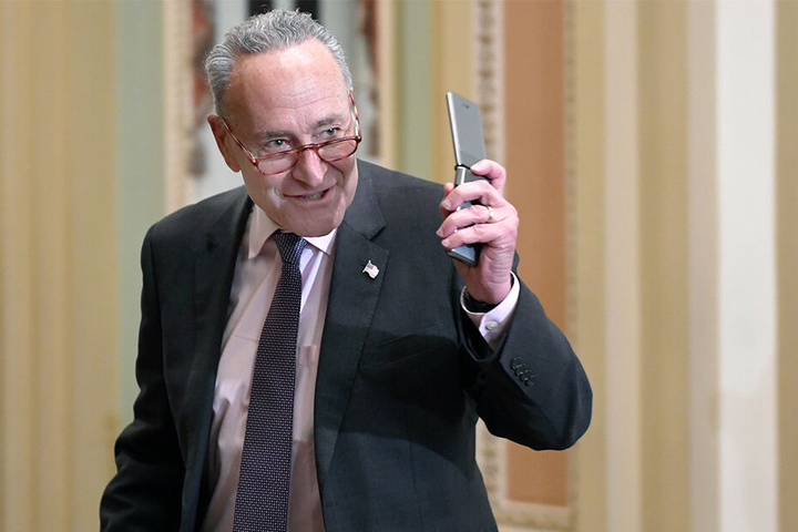 Chuck Schumer (68), Fraktionschef der Demokraten im Senat.