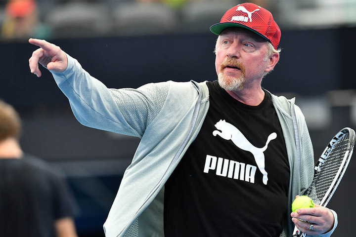 Boris Becker ist zur Zeit für die BBC in Wimbledon tätig.