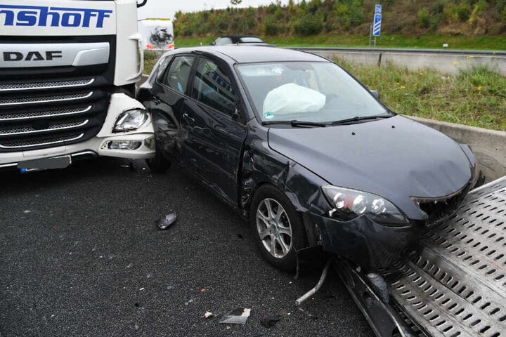 Das am Unfall beteiligte Auto.