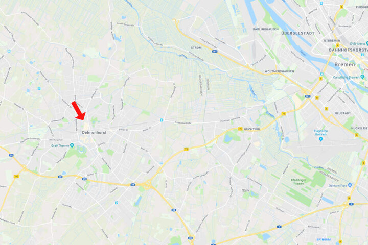 An dieser Ecke in Delmenhorst kam es zu dem eindeutig vermeidbaren Unfall.