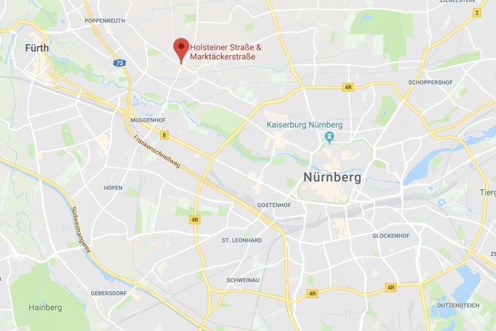 In Nürnberg ist es nach einem leichten Unfall zu einem erschreckenden Zwischenfall gekommen.