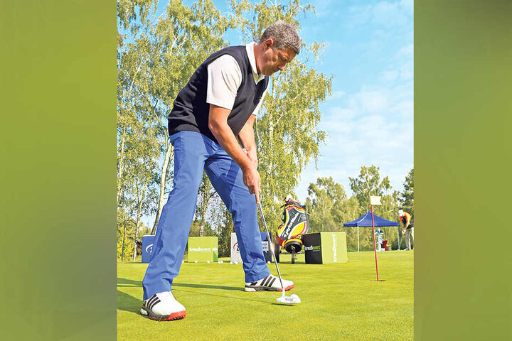 Der "Let's Dance"-Juror beim Promigolfen.