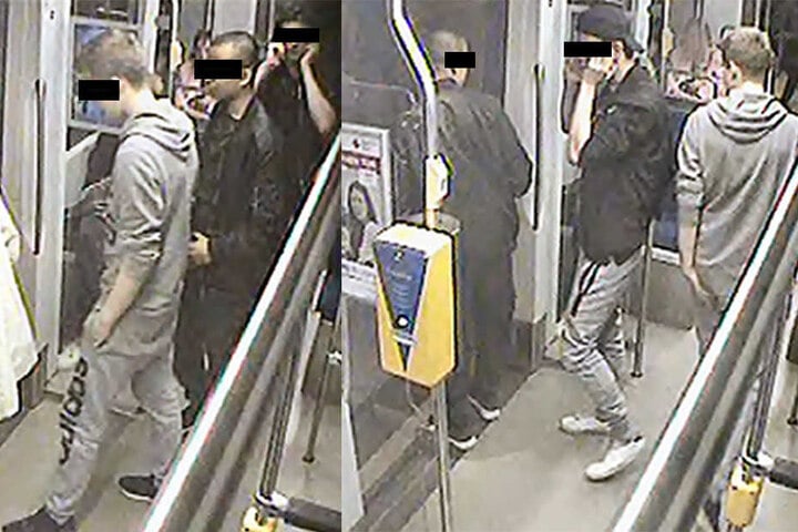 Einer der Männer bedrohte das Opfer mit einem Messer, seine beiden Komplizen standen Schmiere.