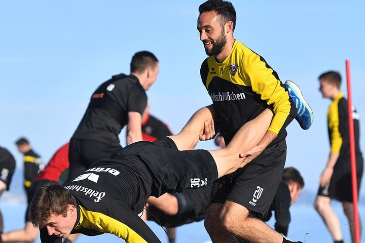 Im Spaniencamp hatte Fabian Müller noch Spaß.