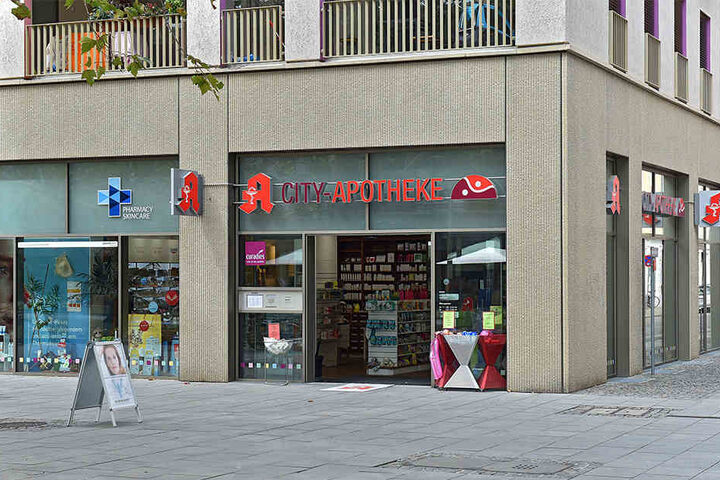 In dieser Apotheke waren die Einbrecher drei Mal in einem Monat.