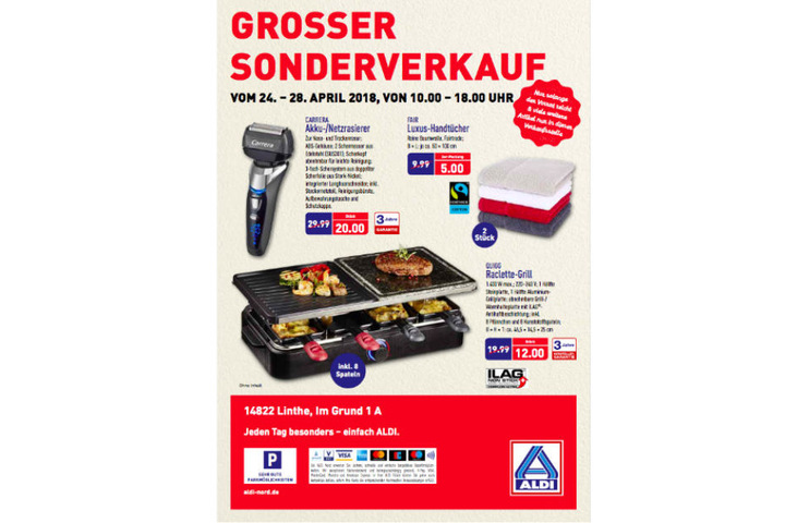 Aldi Nord Restposten Verkauf 2019