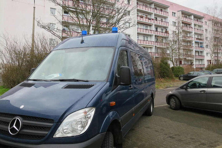 Im Visier der Ermittler: Die Leipziger Plattenbausiedlung Grünau im Westen der Messestadt.
