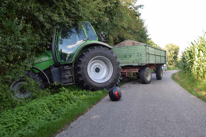 Die Unfallstelle am Mittwoch.