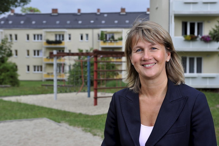 46 Millionen Euro, so viel steckt die GGG 2017 in ihre Wohnungen. GGG-Chefin
Simone Kalew (53) hat viel vor.
