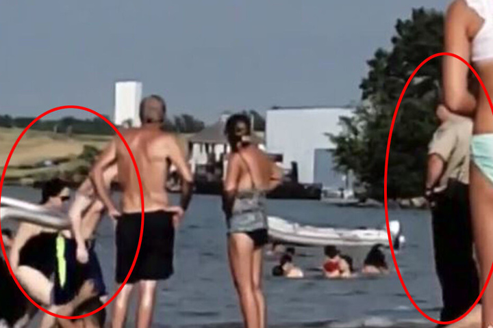 Das Paar lief dem Polizisten direkt in die Arme.
