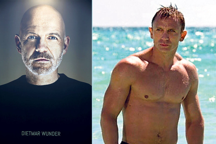 Dietmar Wunder (51) hat vielleicht nicht so viele Muskeln wie James Bond
Daniel Craig (49). Dafür ist seine Stimme trainiert.