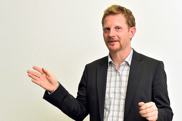 Baubürgermeister Michael Stötzer (44, Grüne).