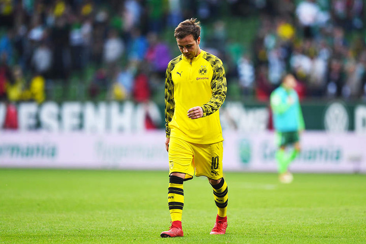 Stand gegen Bayer 04 Leverkusen zum dritten Mal in Folge nicht im Spieltagskader des BVB: Mario Götze.