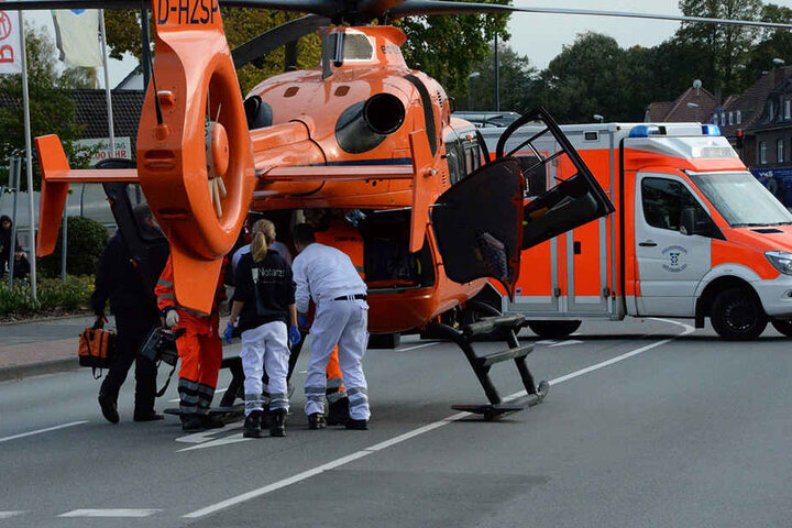 Der 73-Jährige musste mit einem Rettungshubschrauber in eine Spezialklinik geflogen werden.