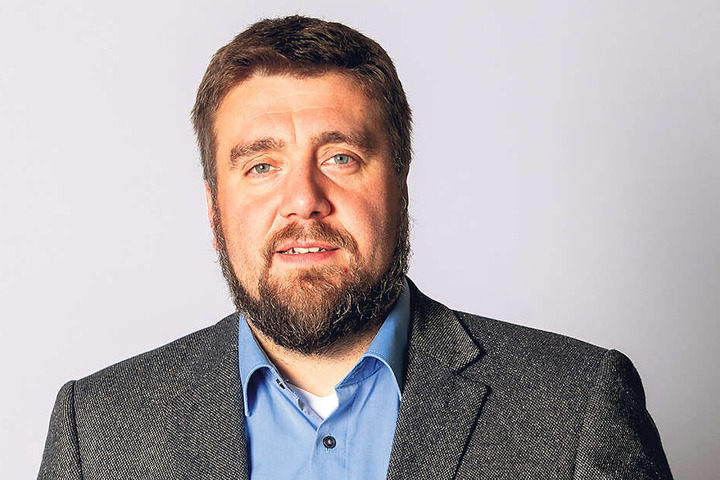 Uwe Wurlitzer (43, Blaue Partei)