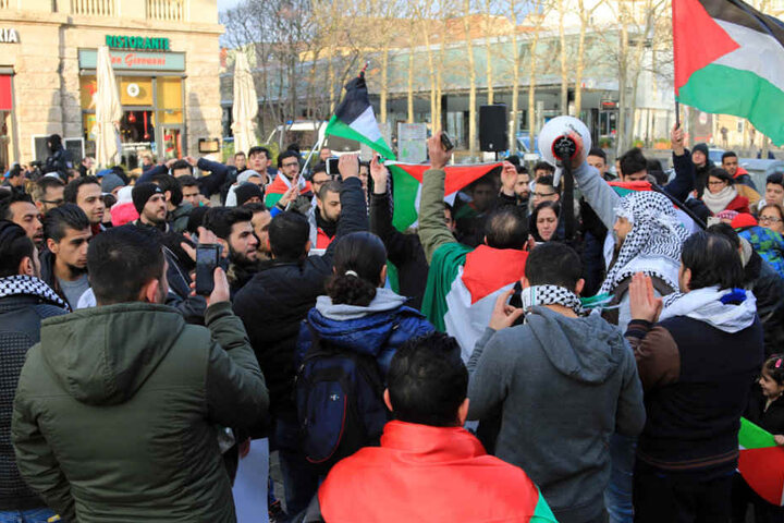 Die Demo in Erfurt blieb friedlich.