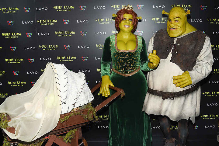 2018 ging Heidi mit ihrem Tom (29) als Oger-Paar Shrek und Fiona.