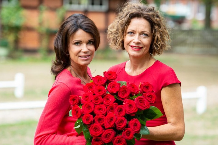 Gerit Kling (l) und Madeleine Niesche (r) waren zuvor die Hauptdarstellerinnen in der ARD-Telenovela.