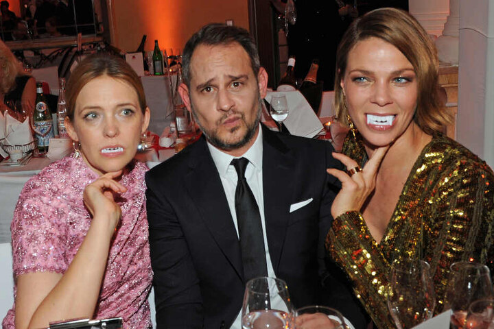 Schauspieler Laura Tonke (v-l), Moritz Bleibtreu und Jessica Schwarz.