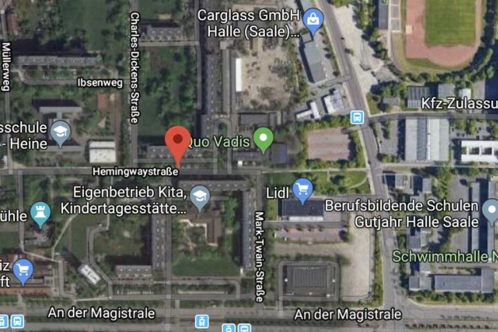 An der Hemingwaystraße fand das Kind den vermutlichen Blindgänger.