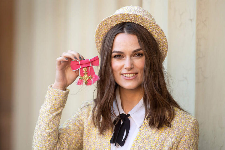 Den "Order of the British Empire" erhielt Keira Knightley verliehen.