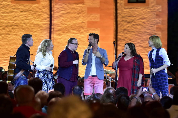 Florian Silbereisen (35) präsentierte am Samstag im Wasserschloss Klaffenbach die "Die Schlager des Sommers".