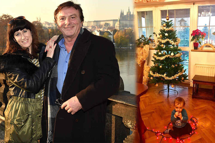Der Prinz mit seiner deutlich jüngeren Gemahlin Monika (30). Sie schenkte ihm vor einem Jahr einen Sohn. Der ganz kleine Prinz wird heute ein Jahr. Maximilian ist der ganze Stolz des berühmten Papas.