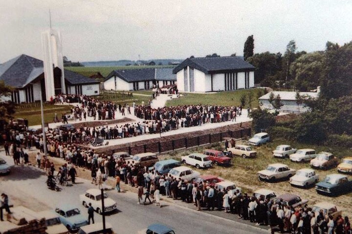 Zur Neueröffnung 1985 pilgerten 90000 Besucher (!) in den Freiberger Mormonentempel.
