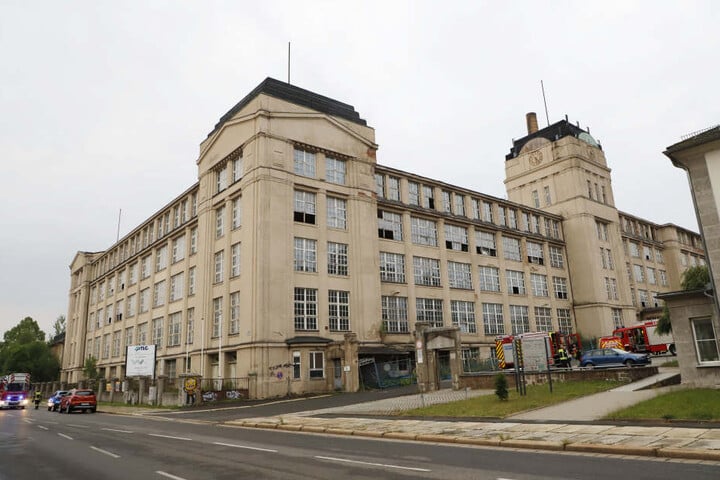 Feuerwehreinsatz an der Wandererfabrik: Anwohner hatten Rauch gesehen.