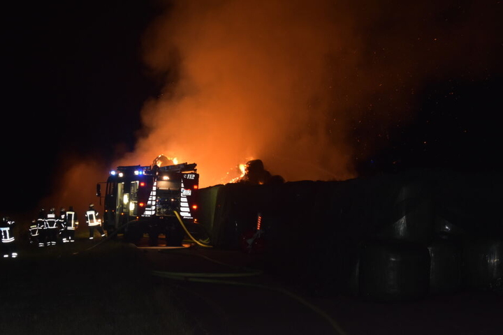 Das Feuer in Barme loderte die ganze Nacht.