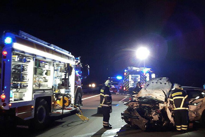 Auch der Seat wurde beim Unfall komplett zerstört.