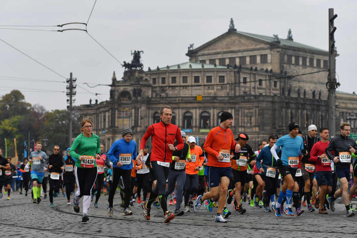 Bester Deutscher beim Marathon in Dresden war Ralf Kummer aus Zwickau.