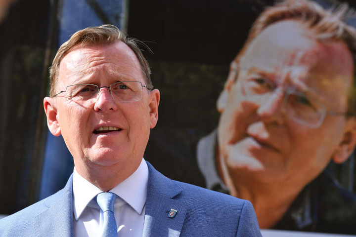 Bodo Ramelow wurde auch im Wahlkampf bedroht.